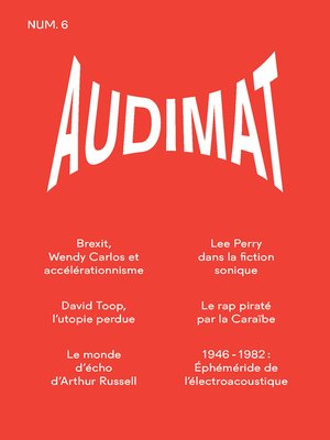 cover image of Audimat--Revue n°6